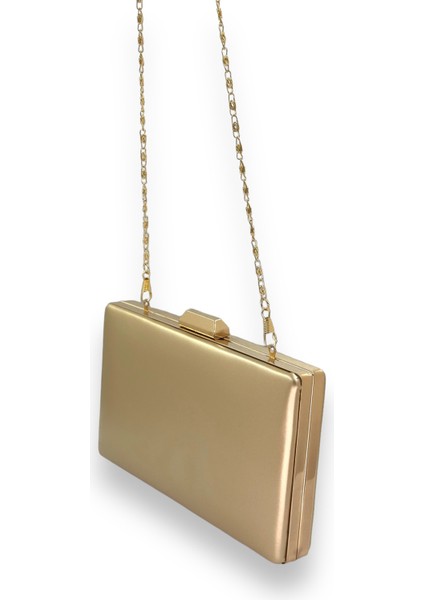 Rose Gold Renk Cilt Deri Mat Deri Abiye Çanta Gece Çantası Düğün Nişan Kına indirimleri