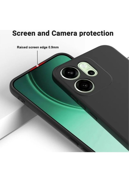 Oppo Reno 14 5g Uyumlu Silikon Kılıf - Kamera Korumalı Esnek Pastel Renk Kapak - Kırmızı modelleri