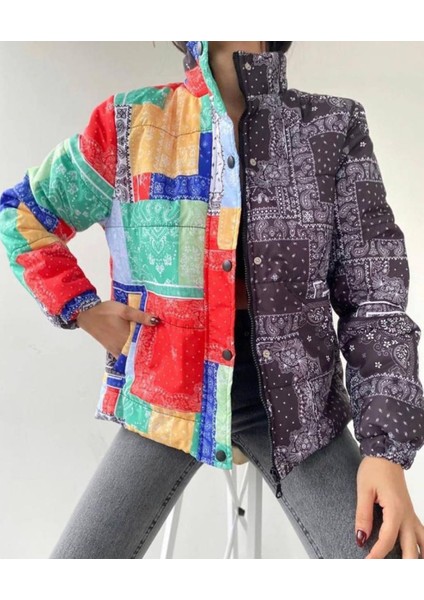 Bandana Desen Patch Bubble Mont