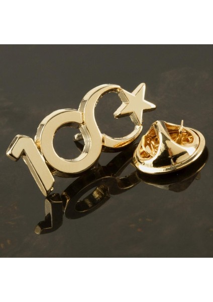 shop Cumhuriyetin 100. Yılına Özel Yaka Rozet-Sarı