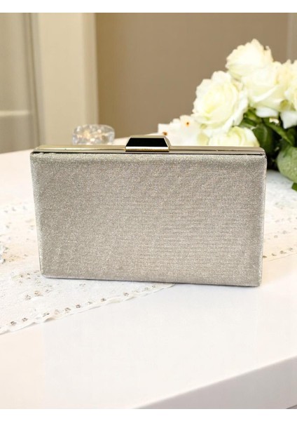 Nokta Desenli Altın Renk Kadın Abiye Çanta Düğün Nişan Mezuniyet fiyatları