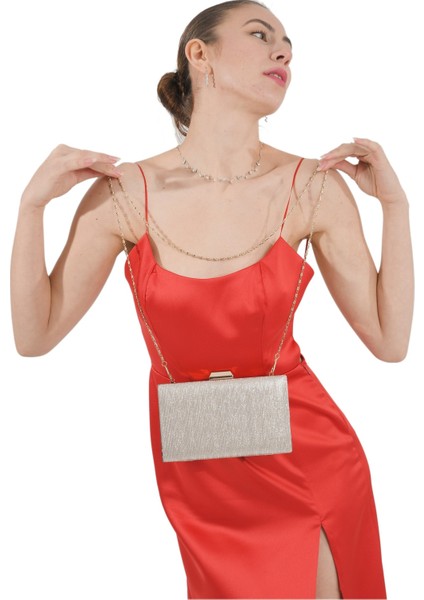 Altın Gold Dore Renk Abiye Çanta Zincirli Çanta Nişan Düğün Çantası El Yapımı Çanta El Çantası fiyatları