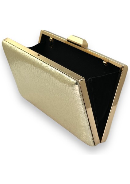 Metalik Altın Gold Dore Renk Zincir Askılı Abiye Çanta Düğün Nişan Mezuniyet modelleri