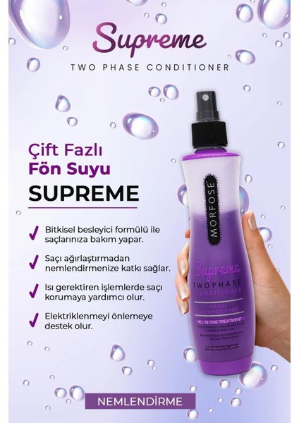 Çift Fazlı Supreme Kondisyoner Fön Suyu 240 ml - Mrfs fiyatları