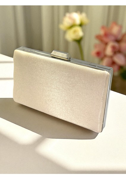 Ten Nude Renk Simli Saten Kadın Abiye Çanta Düğün Nişan Mezuniyet fiyatları