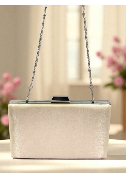 Ten Nude Renk Simli Saten Kadın Abiye Çanta Düğün Nişan Mezuniyet indirimleri