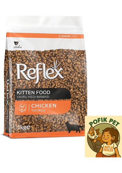 Tavuklu Yavru Kedi Maması 1 kg (Yeni 1 kg Zipli Paketler)