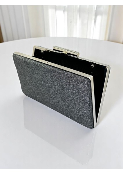 Platin Renk Simleri Dökülmeyen Ithal Kumsim Taş Saplı Kadın Abiye Çanta Düğün Nişan Mezuniyet indirimleri