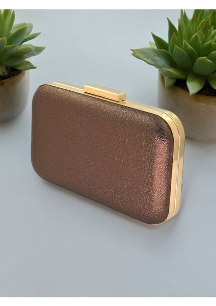 Bakır Renk Kristal Desenli Abiye Çanta Gece Çantası Düğün Nişan Portföy fiyatları