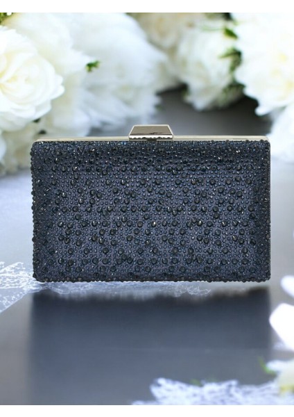 Lacivert Renk Kristal Taşlı Abiye Çanta Düğün Nişan Kına Mezuniyet fiyatları