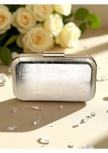 Altın Gold Dore Renk Yılan Desenli Parlak Deri Kadın Abiye Çanta Düğün Nişan Mezuniyet fiyatları