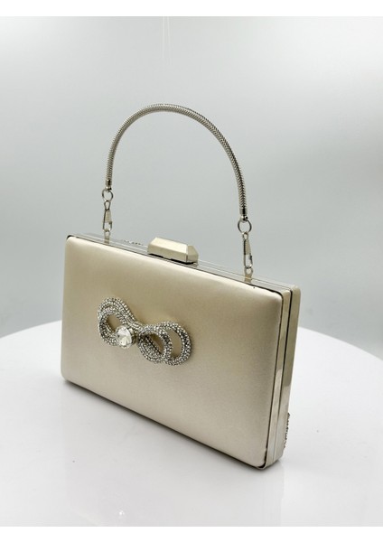 Ten Nude Renk Saten Gümüş Kasalı Gümüş Taşlı Abiye Çanta Gece Çantası Düğün Nişan Portföy fiyatları