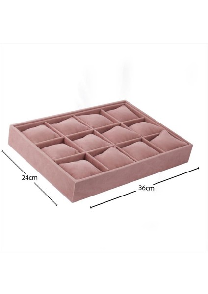 shop 12LI Anfora Kumaş Yastıklı Tabla-Yavruağzı