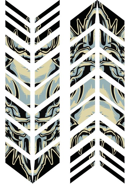 Kişiye Özel Isim Kan Grubu Etiketi Seti | Universal Motorsiklet Tankpad ve Çamurluk Sticker Seti