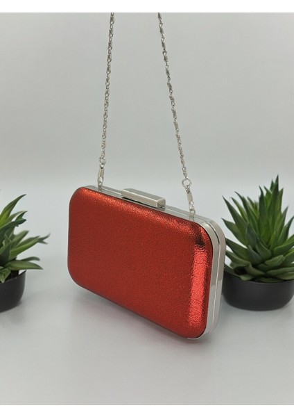 Kırmızı Renk Kristal Desenli Abiye Çanta Gece Çantası Düğün Nişan Portföy fırsatları