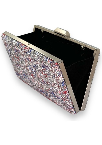 Pul Payet Işlemeli Desenli Renkli Abiye Çanta Gece Çantası Düğün Nişan modelleri