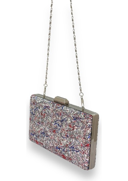 Pul Payet Işlemeli Desenli Renkli Abiye Çanta Gece Çantası Düğün Nişan indirimleri