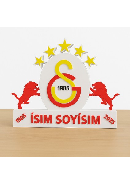 Galatasaray Temalı Kişiye Özel Masa İsimliği – Taraftar Dekoratif Hediye fiyatları