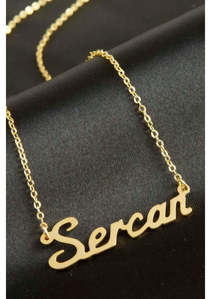 shop Sercan Isimli Kolye -Sarı