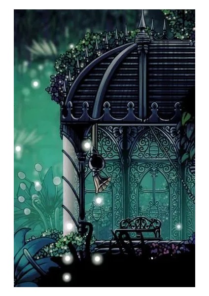 CRAFTSY3D Hollow Knight Queen’s Garden Diorama – Dekoratif 3D Baskı Figür Sahnesi