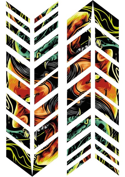 Kişiye Özel Isim Kan Grubu Etiketi Seti | Universal Motorsiklet Tankpad ve Çamurluk Sticker Seti