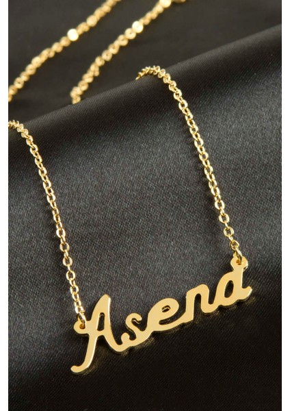 shop Asena Isimli Kolye -Sarı