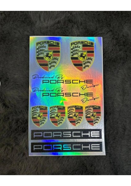 Porsche Hologram Sticker 6'lı Premium Paket fiyatları