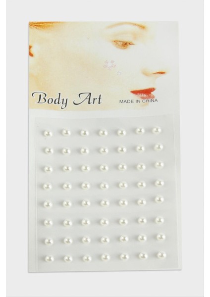 shop 56 Adet Incili Yapış Hızma-Beyaz