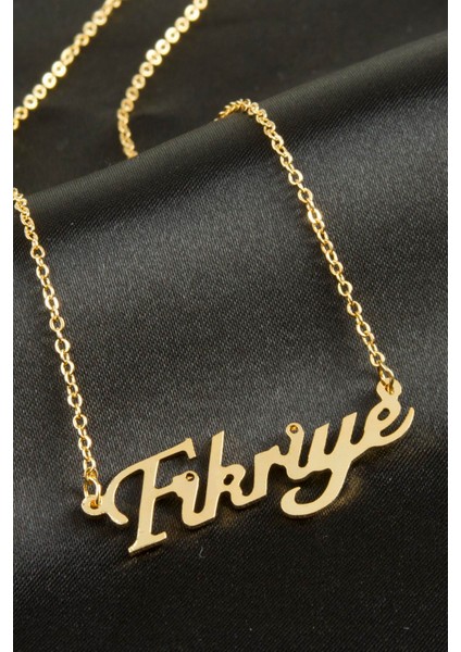 shop Fikriye Isimli Kolye -Sarı