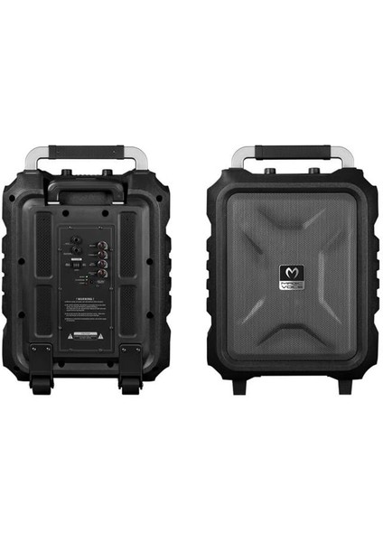 MV-2015 Usb-Sd-Bt 1 El + 1 Yaka Mikrofonlu 300W Taşınabilir Şarjlı Hoparlör Anfi modelleri