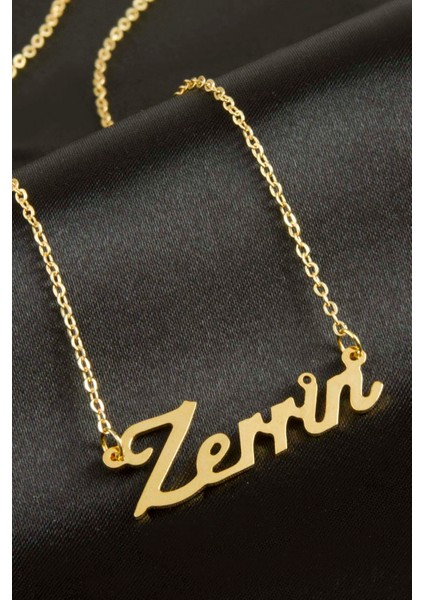 shop Zerrin Isimli Kolye -Sarı