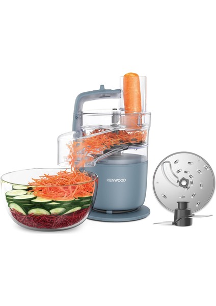 Multipro Go FDP22.130GY 650W Kompakt Mutfak Robotu – 1,3l Hazne, Rendeleme & Yoğurma