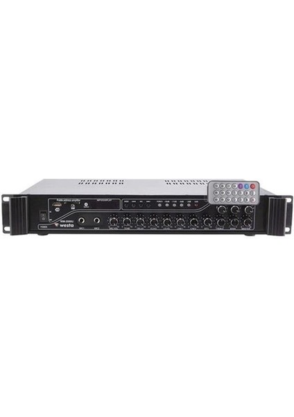 WM-2080U 200 Watt Trafolu 3 Bölge Kontrollü Mixer Anfi