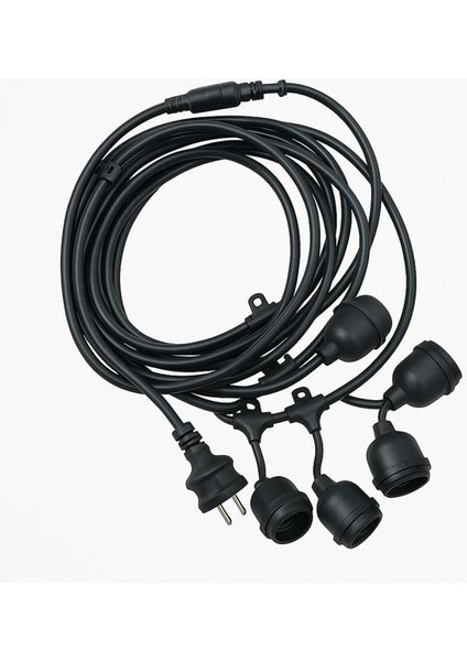 KB00001 5'li E27 Duy Sıralı 5 Metre Lamba Kablosu (5 Adet Duy Içerir) modelleri