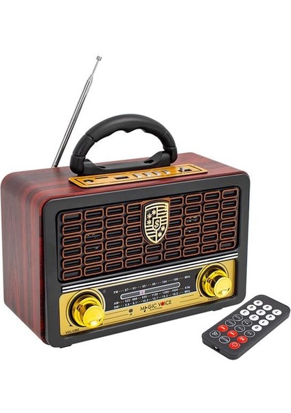 MV-110BT USB - Sd - Fm - Bluetooth Destekli Nostaljik Radyo