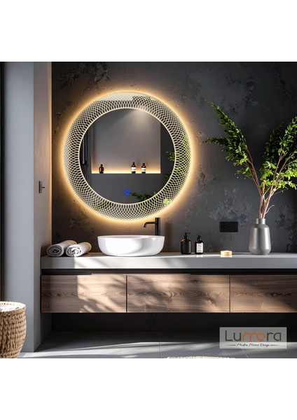Zenith Günışığı Led'li Lazer Kumlamalı Lavabo & Banyo Aynası (Dokunmatik Sensörlü) modelleri