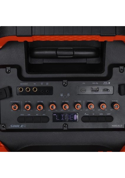 Sl-10 120 Watt Taşınabilir Seyyar Amfi Hoparlör Kablosuz 1 El + 1 Yaka Mikrofonlu Kumandalı Usb+Sd+Bt fırsatları