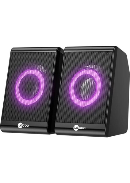 Lecoo DS100 Rgb Aydınlatmalı Kablolu Stereo Siyah 6 W Soundbar 1+1 Masaüstü Hoparlör modelleri