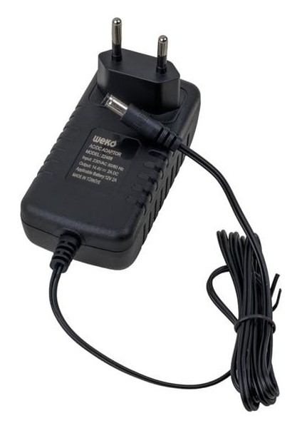 14.4 Volt - 2 Amper 5.5*2.5 Uçlu Kırmızı Yeşil Ledli Yerli Üretim Akü Şarj Cihazı modelleri