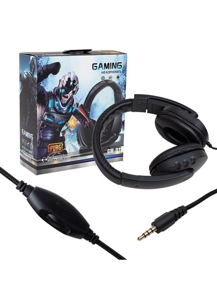 3.5 mm Stereo Kablolu Ledli Mikrofonlu Siyah Gaming Oyuncu Kulaklık HL-5351 modelleri