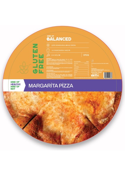 Glütensiz Margarita Pizza 370 gr