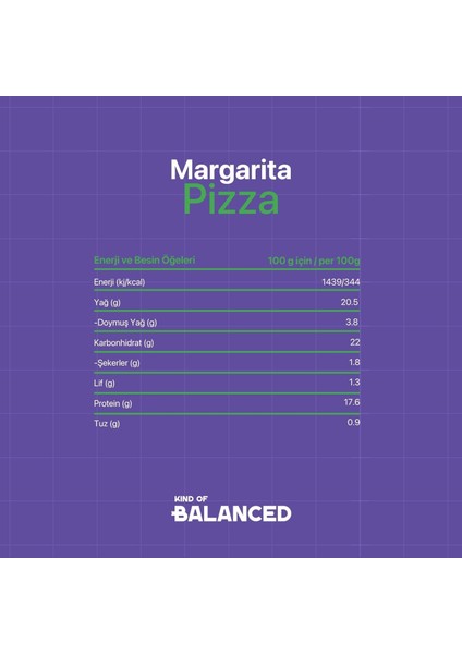 Glütensiz Margarita Pizza 370 gr modelleri