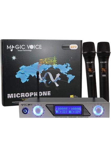 MV-1312EE Uhf 2 El Kablosuz Telsiz Mikrofon fırsatları