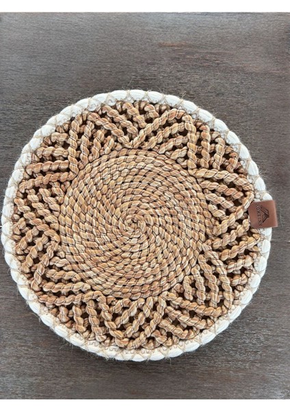 2'li Amerikan Servis - Leke Tutmaz- Kahverengi - Beyaz 33 x 33 cm fırsatları