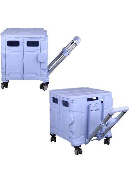 SN-26967 Katlanabilir Market Pazar Kamp Tekerlekli Alışveriş Arabası 60KG Kapasiteli modelleri