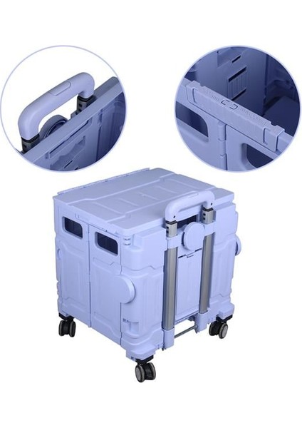 SN-26967 Katlanabilir Market Pazar Kamp Tekerlekli Alışveriş Arabası 60KG Kapasiteli fırsatları