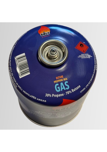 3'lü Set - Golf Butan Propan Kamp Gazı Valfli Kartuş 230 gr fiyatları