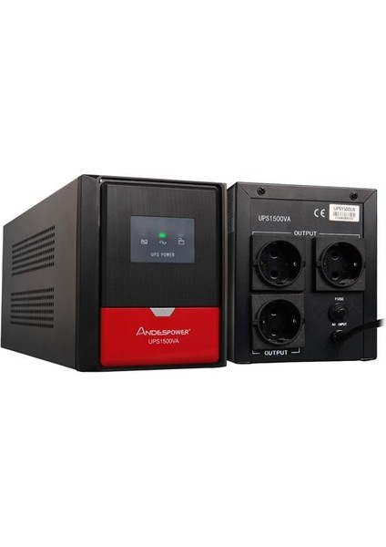 UPS1500VA 1500VA 12V9AHX2 Ups Kesintisiz Güç Kaynağı Line - Interaktif