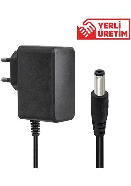 12 Volt 1 Amper 10 Watt Plastik Kasa Priz Tipi Adaptör (5.5x2.5 Uçlu) fiyatları