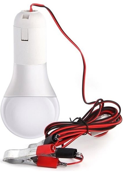 Tr-Led TR-26549 12 Volt 5 Watt 6500K Beyaz LED Ampul Akü Maşalı